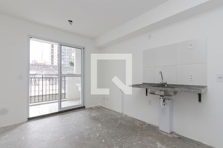 Sala/Cozinha de apartamento para alugar com 2 quartos, 36m² em Jardim Caravelas, São Paulo