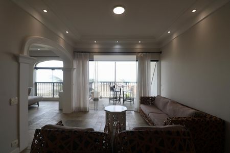 Sala de apartamento para alugar com 4 quartos, 217m² em Centro, Guarujá