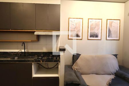 Sala/Cozinha de apartamento para alugar com 2 quartos, 33m² em Brás, São Paulo