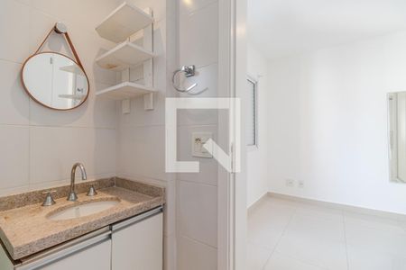 Banheiro da Suíte de apartamento para alugar com 1 quarto, 46m² em Jardim Paulista, São Paulo