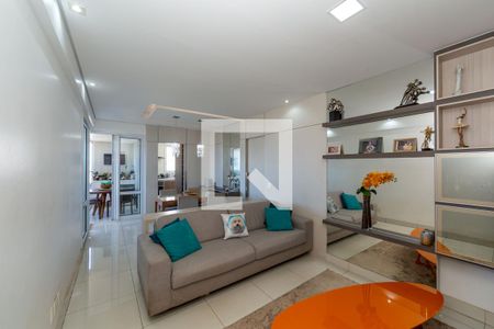 Sala de apartamento à venda com 3 quartos, 103m² em Vila da Serra, Nova Lima