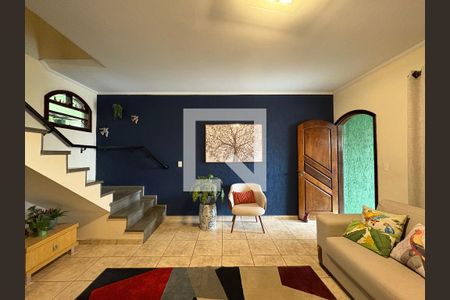 Sala de casa à venda com 3 quartos, 165m² em Jardim Utinga, Santo André