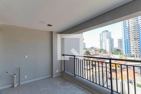 Varanda da Sala de apartamento à venda com 2 quartos, 63m² em Vila Prudente, São Paulo