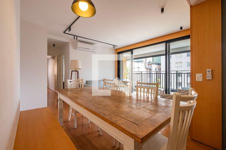 Sala/Cozinha de apartamento para alugar com 2 quartos, 82m² em Pinheiros, São Paulo