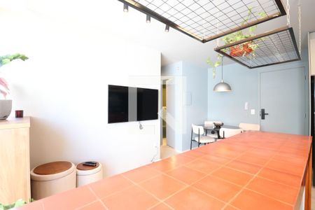 Sala/Cozinha de apartamento à venda com 2 quartos, 42m² em Barra Funda, São Paulo