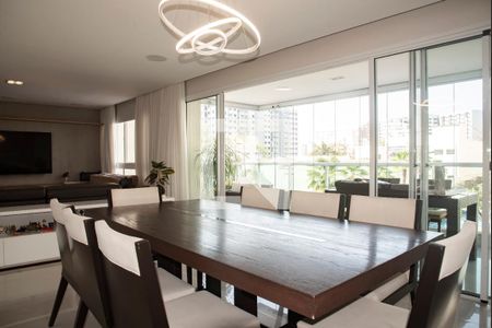 Sala de apartamento para alugar com 3 quartos, 184m² em Indianópolis, São Paulo