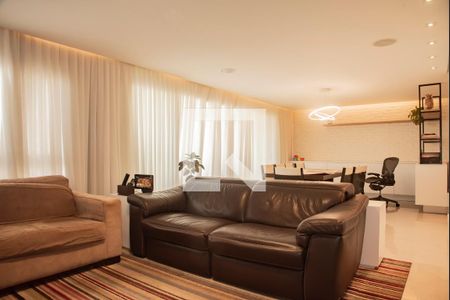 Sala de apartamento para alugar com 3 quartos, 184m² em Indianópolis, São Paulo