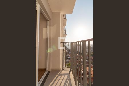 Varanda da Sala/Cozinha de apartamento para alugar com 2 quartos, 47m² em Vila Gomes, São Paulo