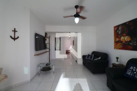 Sala de apartamento para alugar com 3 quartos, 180m² em Balneario Guarujá, Guarujá