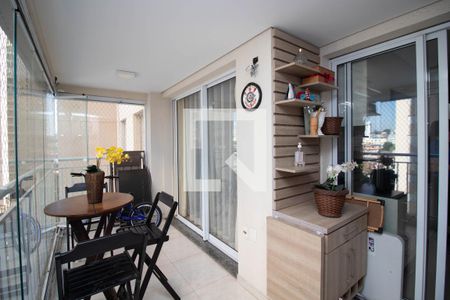 Varanda da Sala de apartamento à venda com 3 quartos, 114m² em Vila Santo Antonio, Guarulhos