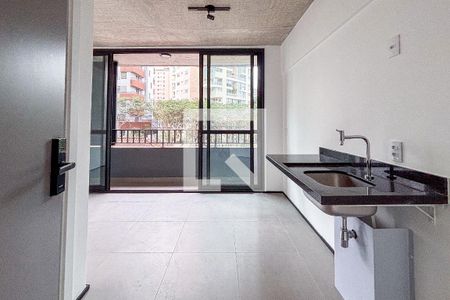Sala/Cozinha de apartamento à venda com 1 quarto, 20m² em Cerqueira César, São Paulo
