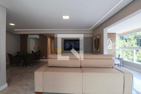 Sala de apartamento para alugar com 3 quartos, 142m² em Barra Funda, Guarujá