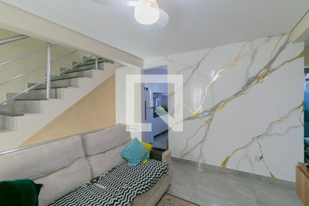 Sala de apartamento à venda com 3 quartos, 132m² em Santa Monica, Belo Horizonte