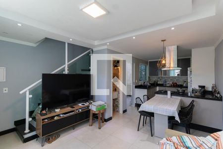Sala/Cozinha de casa de condomínio à venda com 2 quartos, 78m² em Vila Ré, São Paulo