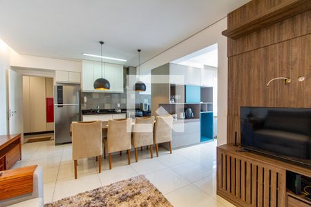 Sala de apartamento à venda com 2 quartos, 65m² em Lourdes, Belo Horizonte