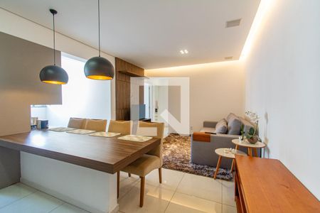 Sala de apartamento à venda com 2 quartos, 65m² em Lourdes, Belo Horizonte