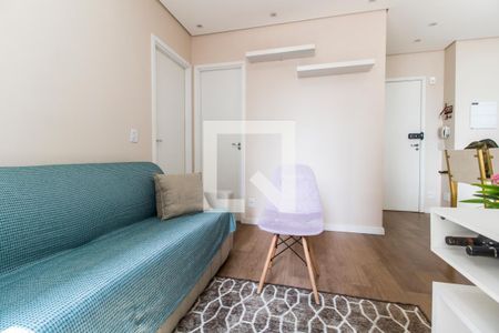 Sala de apartamento à venda com 1 quarto, 46m² em Jardim Tupanci, Barueri
