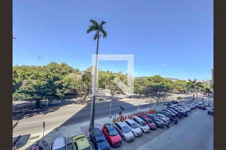 Sala/Quarto vista de apartamento para alugar com 1 quarto, 34m² em Flamengo, Rio de Janeiro