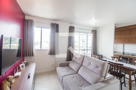 Sala de apartamento à venda com 1 quarto, 52m² em Vila Nilva, Barueri