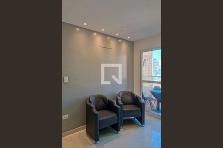 Sala de apartamento para alugar com 2 quartos, 62m² em Aviação, Praia Grande