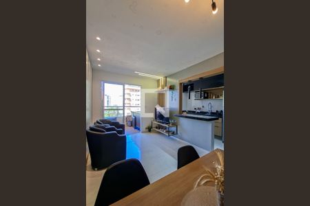 Sala de apartamento para alugar com 2 quartos, 62m² em Aviação, Praia Grande