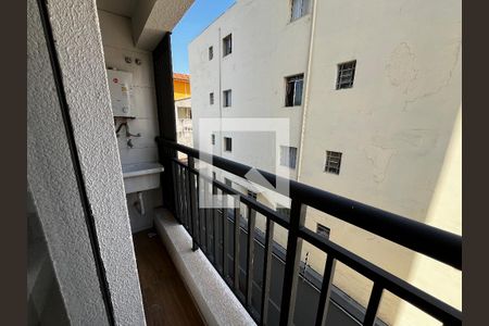 Varanda da Sala/Cozinha de kitnet/studio para alugar com 1 quarto, 30m² em Jardim São Paulo, São Paulo