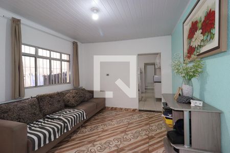 Casa 1 - Sala de casa à venda com 2 quartos, 250m² em Jardim Jamaica, Santo André