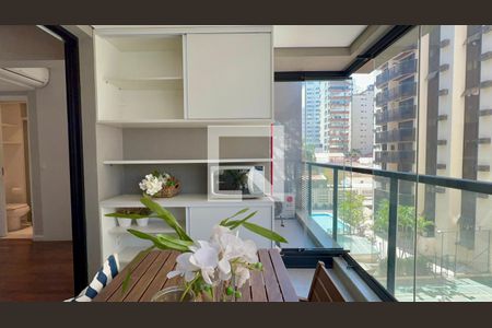 Varanda de kitnet/studio à venda com 1 quarto, 37m² em Jardim Paulista, São Paulo