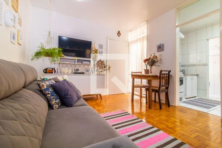 Sala de apartamento à venda com 2 quartos, 61m² em Bom Fim, Porto Alegre