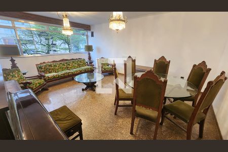 Sala de apartamento para alugar com 3 quartos, 160m² em Vila Belmiro, Santos