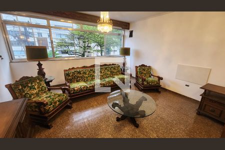 Sala de apartamento para alugar com 3 quartos, 160m² em Vila Belmiro, Santos