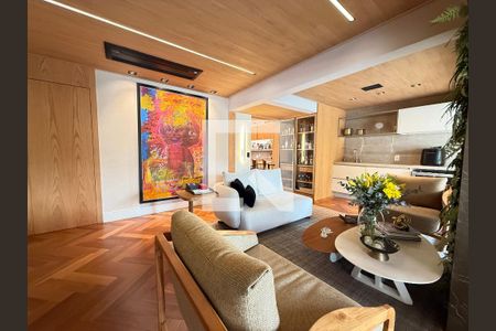 Sala de apartamento à venda com 2 quartos, 172m² em Indianópolis, São Paulo