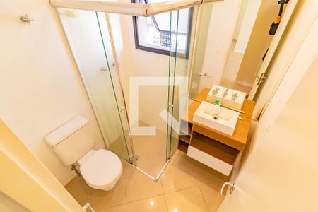 Banheiro Social de kitnet/studio à venda com 1 quarto, 48m² em Vila da Saúde, São Paulo