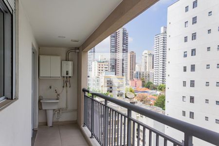 Varanda da Sala/Cozinha de apartamento à venda com 2 quartos, 48m² em Pompeia, São Paulo