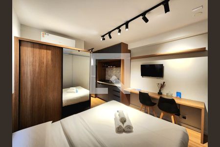 Studio de kitnet/studio para alugar com 1 quarto, 31m² em Indianópolis, São Paulo