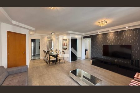 Sala de apartamento à venda com 2 quartos, 97m² em Vila Bastos, Santo André