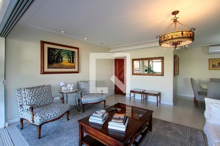 Sala de apartamento à venda com 4 quartos, 360m² em Barra da Tijuca, Rio de Janeiro