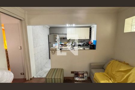 Sala de apartamento à venda com 1 quarto, 65m² em Vila Lea, Santo André