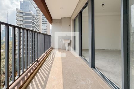 Varanda do Studio de apartamento à venda com 1 quarto, 38m² em Paraíso, São Paulo