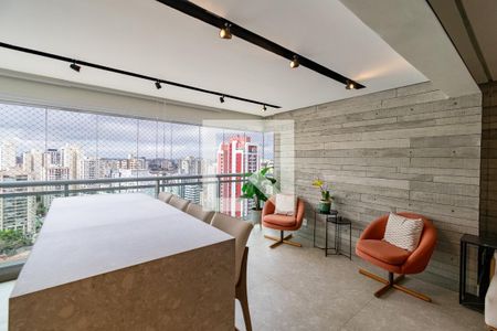 Varanda da Sala de apartamento à venda com 3 quartos, 129m² em Vila Mascote, São Paulo