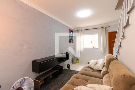 Sala de casa de condomínio para alugar com 2 quartos, 60m² em Vila Antonieta, São Paulo