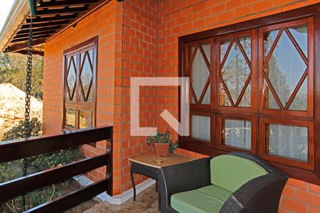 Varanda de casa de condomínio para alugar com 6 quartos, 384m² em Condomínio Estância Marambaia, Vinhedo