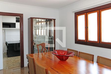 Sala de Jantar de casa de condomínio para alugar com 6 quartos, 384m² em Condomínio Estância Marambaia, Vinhedo