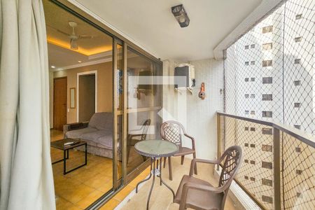 Varanda da Sala de apartamento para alugar com 3 quartos, 90m² em Centro, Guarujá