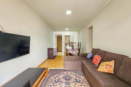 Sala de apartamento para alugar com 3 quartos, 107m² em Balneario Cidade Atlantica, Guarujá