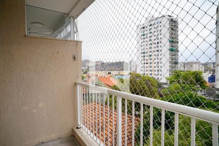 Varanda da Sala de apartamento à venda com 3 quartos, 73m² em Fonseca, Niterói