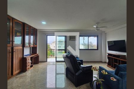 Sala de apartamento à venda com 4 quartos, 300m² em Recreio dos Bandeirantes, Rio de Janeiro