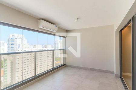 Varanda da Sala de apartamento para alugar com 2 quartos, 92m² em Brooklin, São Paulo