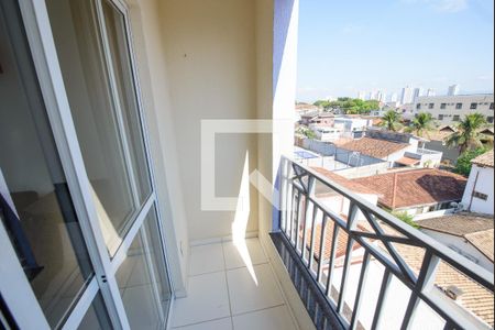 Varanda da Sala de apartamento para alugar com 1 quarto, 44m² em Vila Jaboticabeira, Taubaté