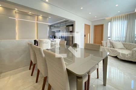 Sala de apartamento à venda com 4 quartos, 98m² em Grajaú, Belo Horizonte
